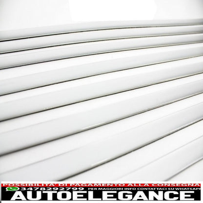 aggiungi modanature porta in alluminio spazzolato con decalcomanie laterali adesive in vinile grigio scuro e luci di svolta adatte per mercedes classe g w463 (1989-2015) AUTOELEGANCERICAMBI