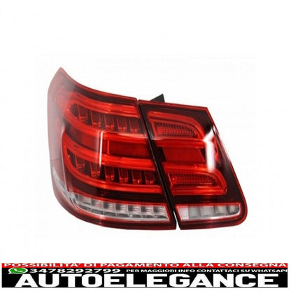 Fanali Posteriori LED per Mercedes Classe E W212 09-13 Trasformazione Facelift Design Rosso Cl-mostra il titolo originaleTesto originaleLED fanali posteriori per Mercedes Classe E W212 09-13 Conversione Facelift Design Rosso Kl