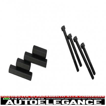pacchetto maniglia anteriore e posteriore adatto per jeep wrangler iii suv jk (2007-2017)