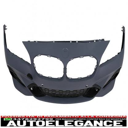 kit carrozzeria adatto per bmw serie 2 f46 lci gran tourer (05.2017-12.2019) m-technik design doppia uscita per scarico singolo