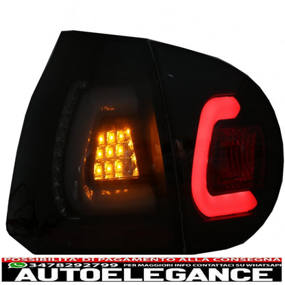 barra led fanali posteriori adatta per vw golf v 5 (2004-2009) smoke black urban style AUTOELEGANCERICAMBI