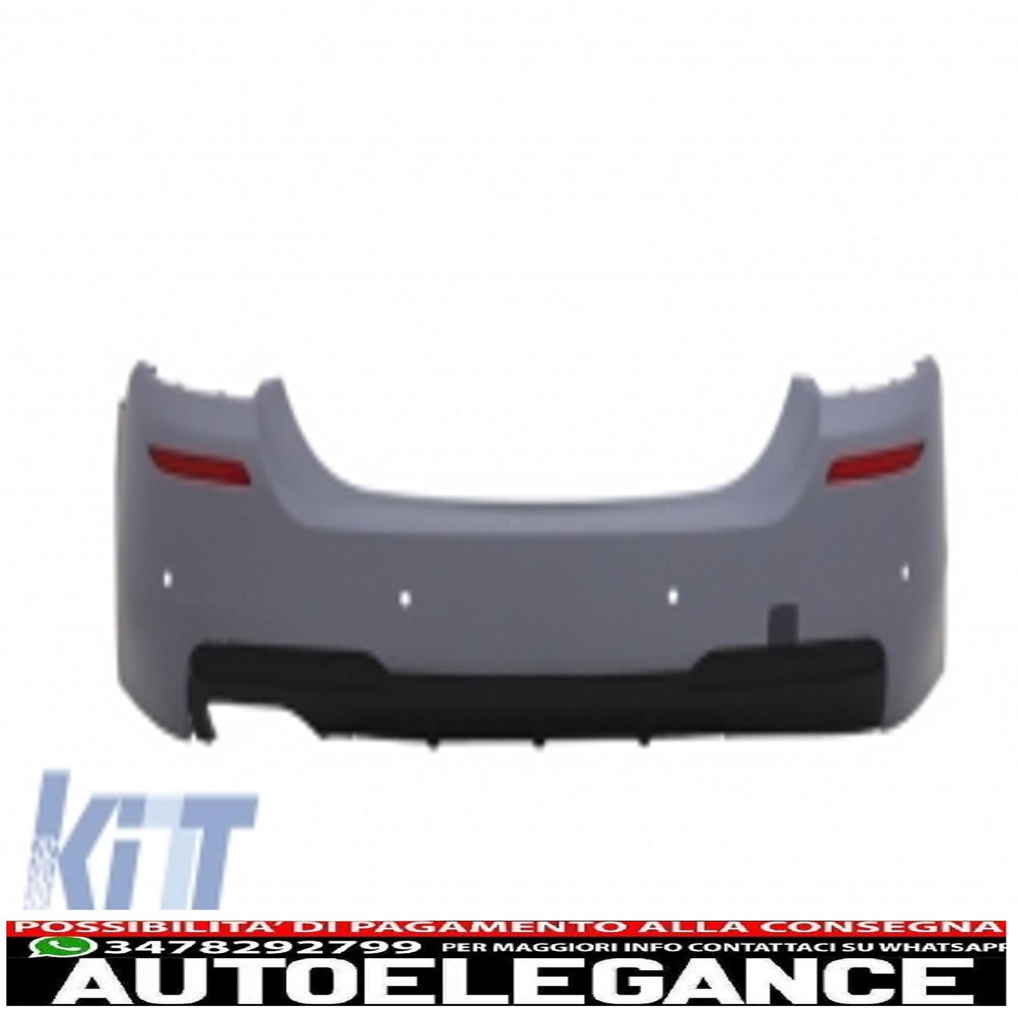 complete body kit suitable for bmw f10 5 series (2011-up) m-performance look+acs design exhaust tips left