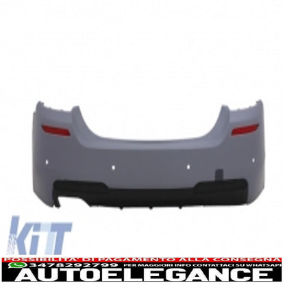 complete body kit suitable for bmw f10 5 series (2011-up) m-performance look+acs design exhaust tips left