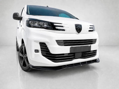👉Splitter anteriore Opel Vivaro C/Peugeot Expert MK3 facelift ABS nero lucido👈