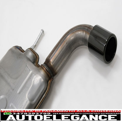 complete exhaust system suitable for vw golf 5 (2003-2007) golf 6 (2008-2013) gti design piano black tips