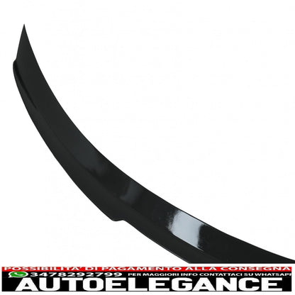 trunk spoiler suitable for alfa romeo giulia 952 (2016-2021) piano black 
