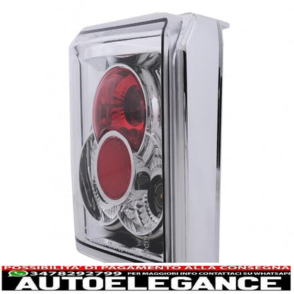 rear lights suitable for vw t4 transporter caravelle multivan (1990-03.2003) chrome