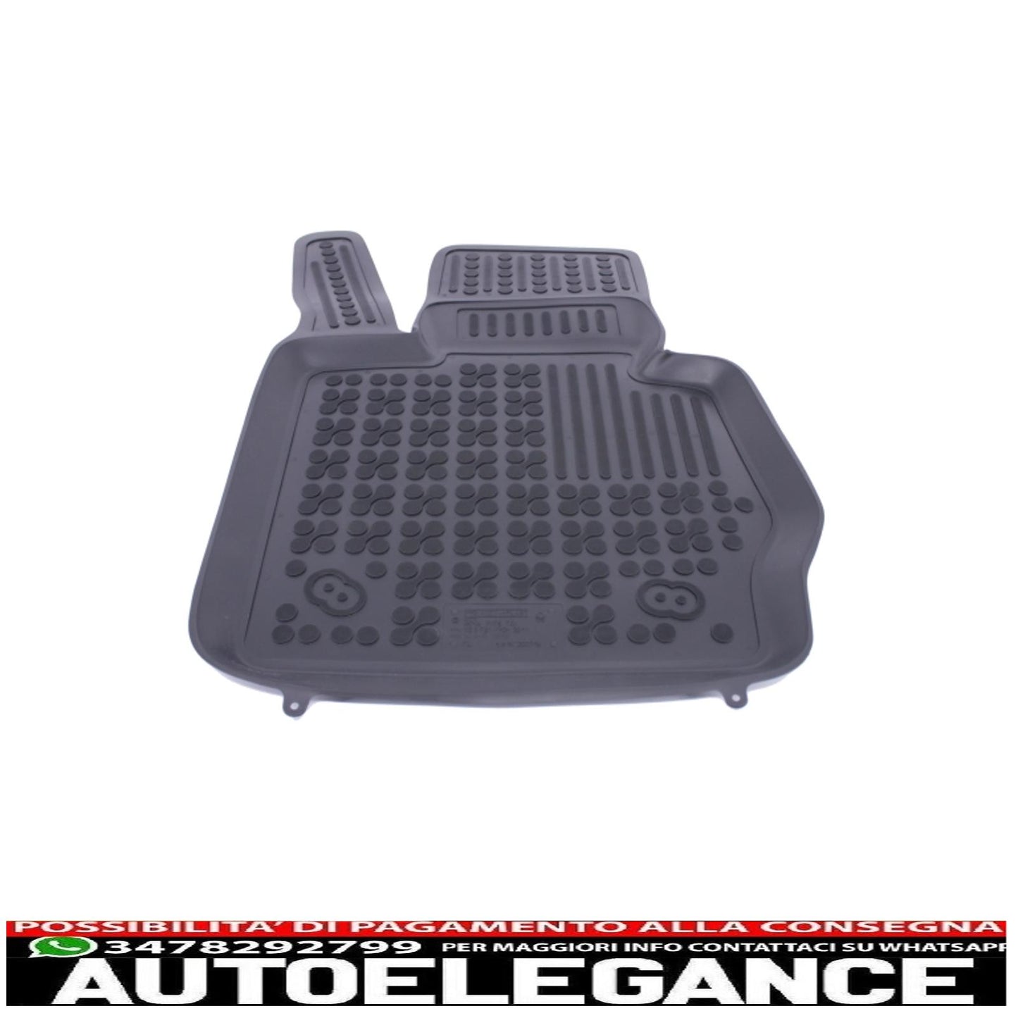 Black rubber mat suitable for bmw x3 f25 (2011-2017), x4 f26 (2014-2018)