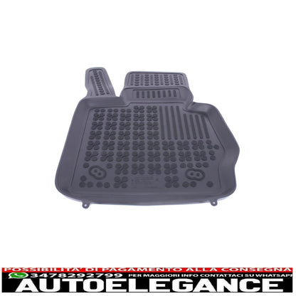 Black rubber mat suitable for bmw x3 f25 (2011-2017), x4 f26 (2014-2018)