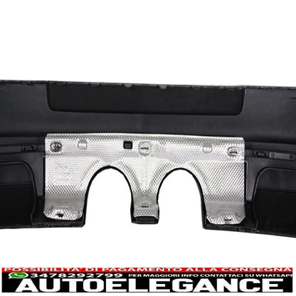 rear bumper extension complete exhaust system suitable for vw golf v 2003-2008 with red/smoke rear lights dynamic look r32