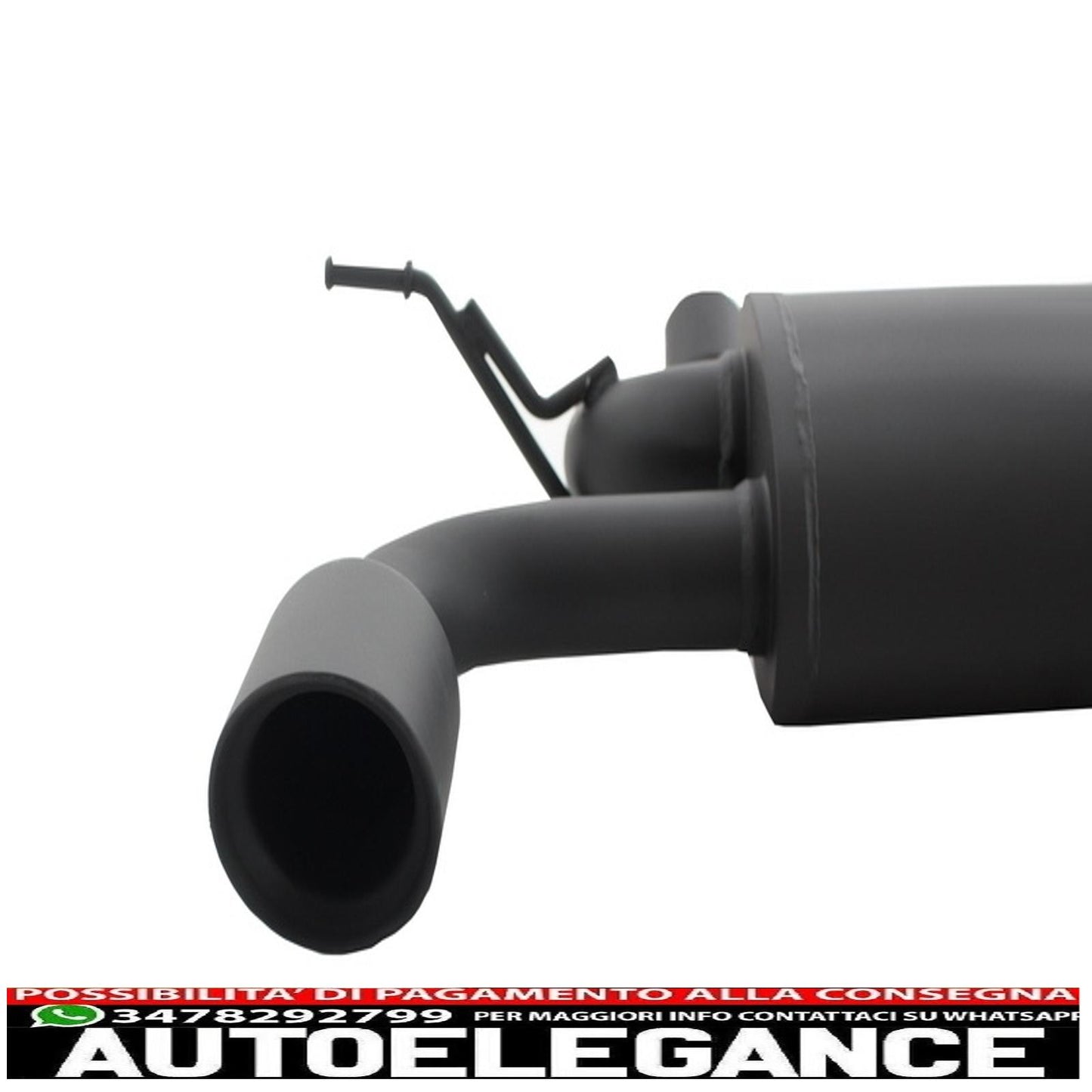 impianto di scarico completo asse posteriore adatto per jeep wrangler rubicon jk (2007-2017) doppio scarico (promo)
