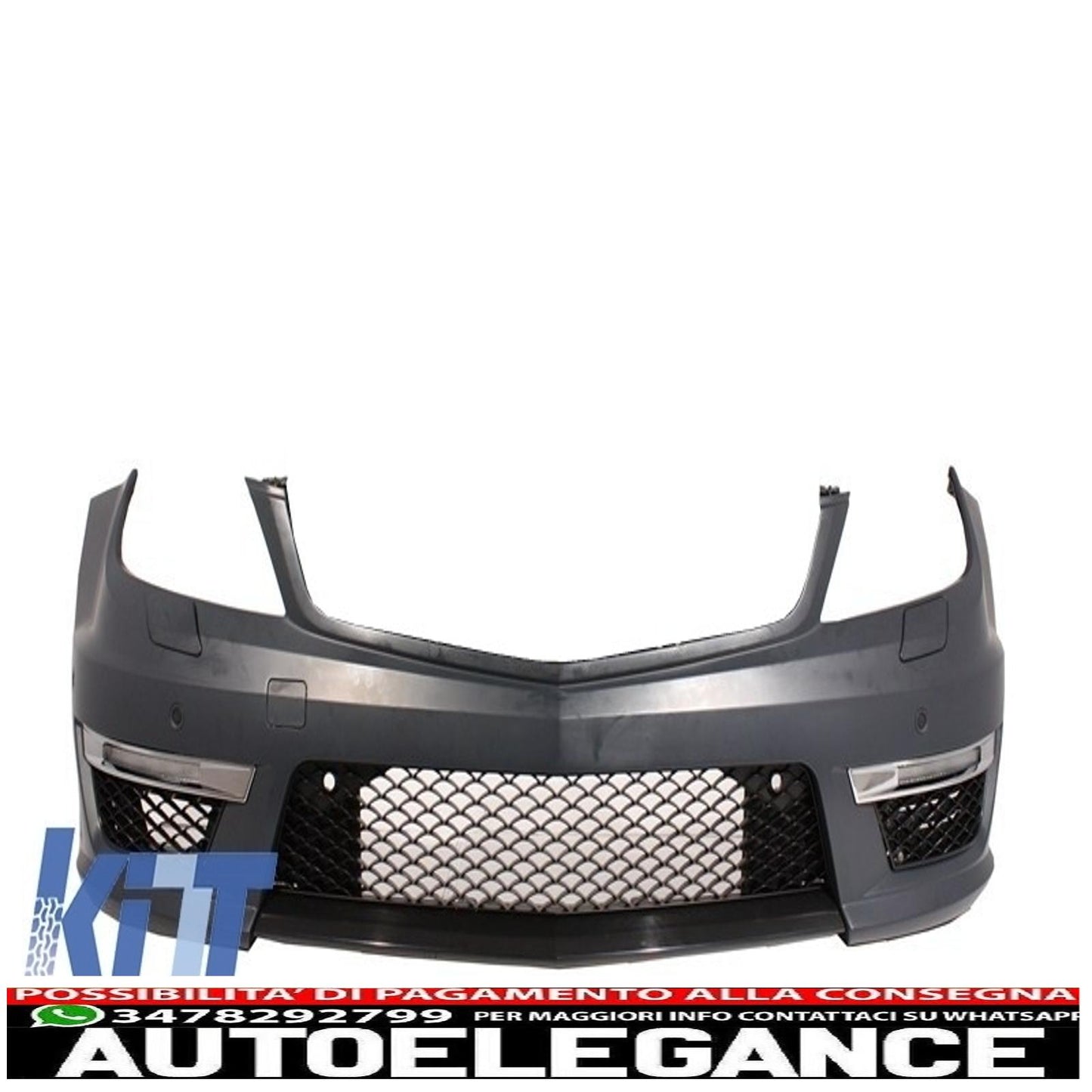 Complete conversion retrofit body kit suitable for mercedes c-class w204 (2007-2012) restyling c63 design with restyling xenon headlights and led rear lights