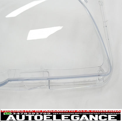 occhiali per fari adatti per bmw serie 5 f10 f11 f18 (2010-2017) ottica in vetro trasparente