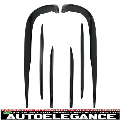 Splitter Fins for Mercedes W213 S213 C238 A238 Sport Line E53 16-20