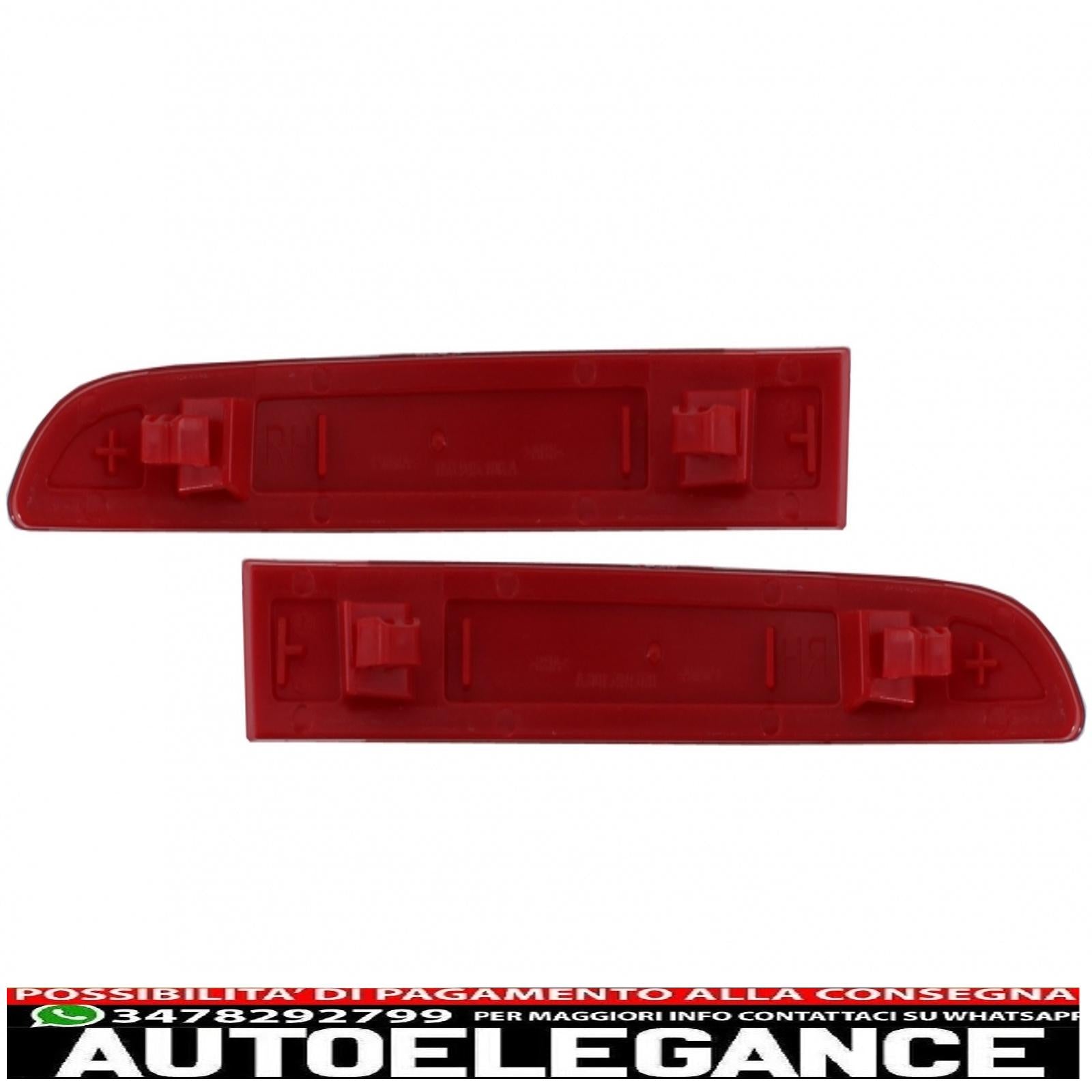 Catarifrangente paraurti posteriore adatto per vw golf 5 v (2003-2007) r32 look AUTOELEGANCERICAMBI