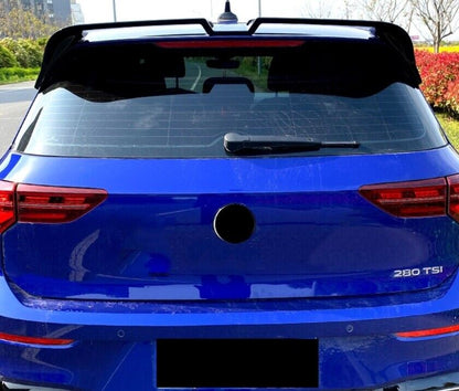 SPOILER POSTERIORE ADATTO PER VW GOLF 8 LOOK NERO LUCIDO DESIGN SPORTIVO