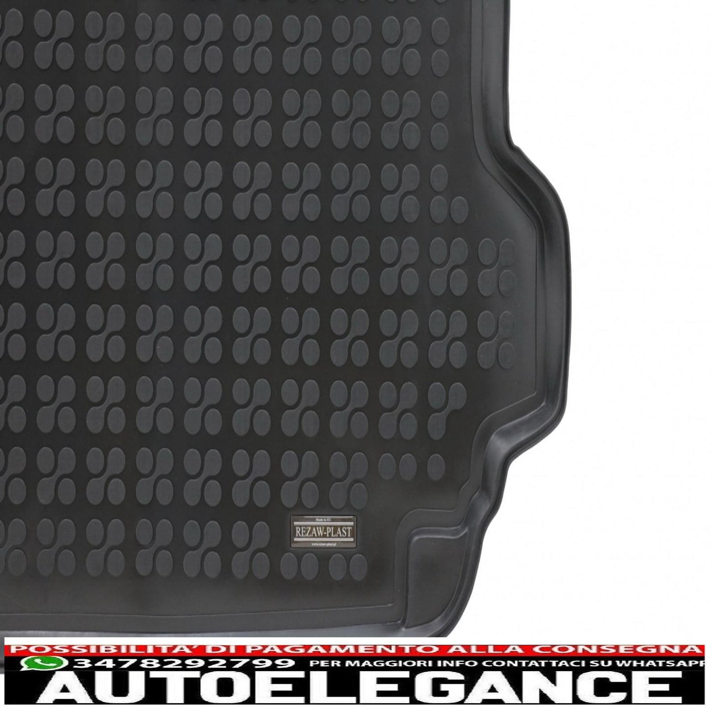 Black rubber trunk mat suitable for bmw x4 g02 suv (2018-up)