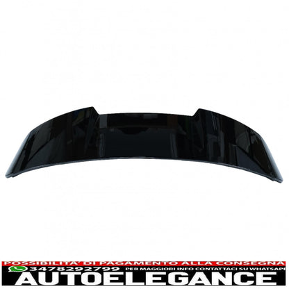 roof spoiler suitable for audi a6 avant facelift 4g c7 (2015-2018) piano black
