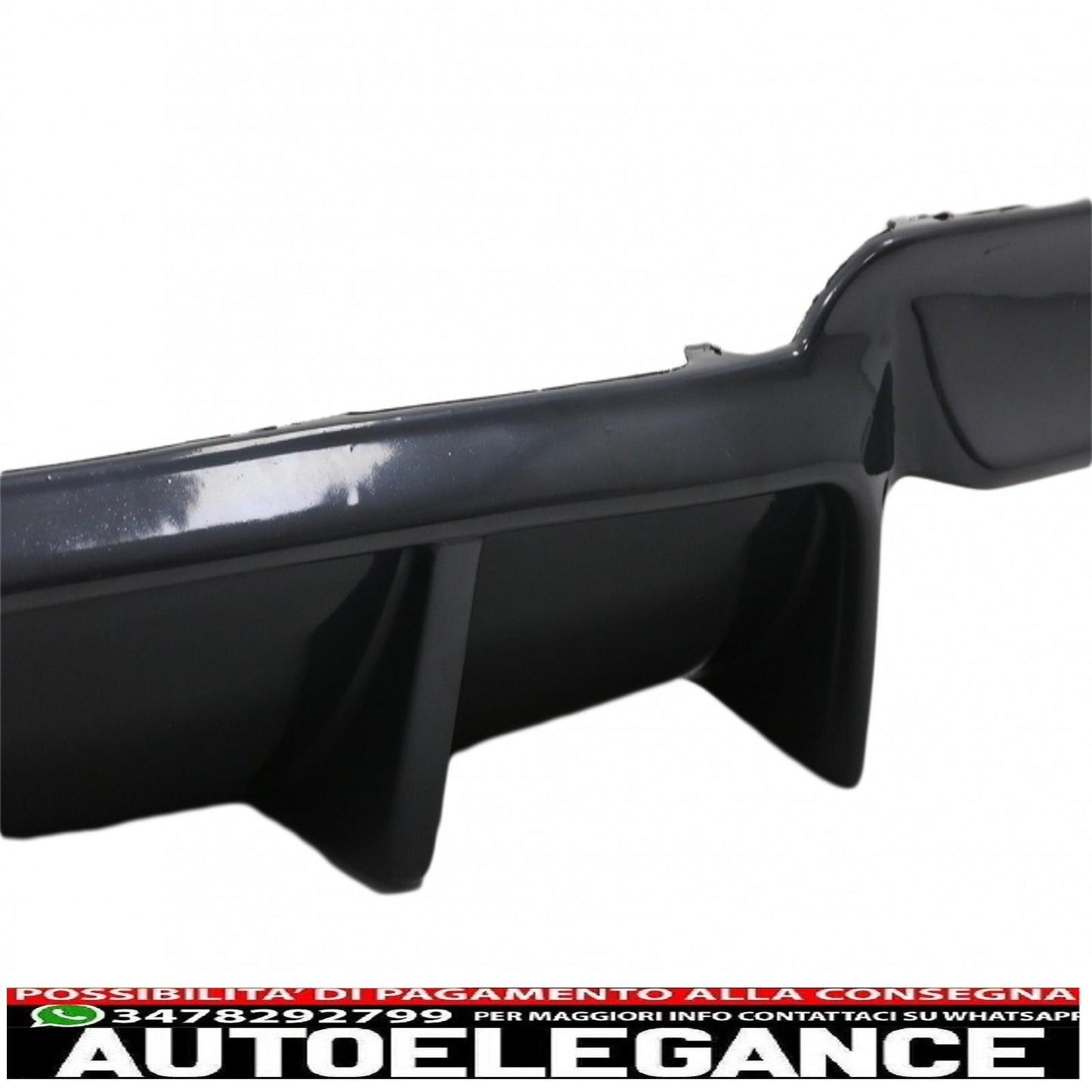 Double outlet air diffuser suitable for bmw 5 series f10 f11 (2011-2017) m design piano black 