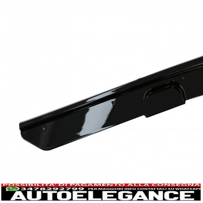 Side Skirts Lip Extensions Additional Fits For BMW 2 Series F22 F23 Coupe Convertible (2014 Onwards) M-Performance Look Piano Black