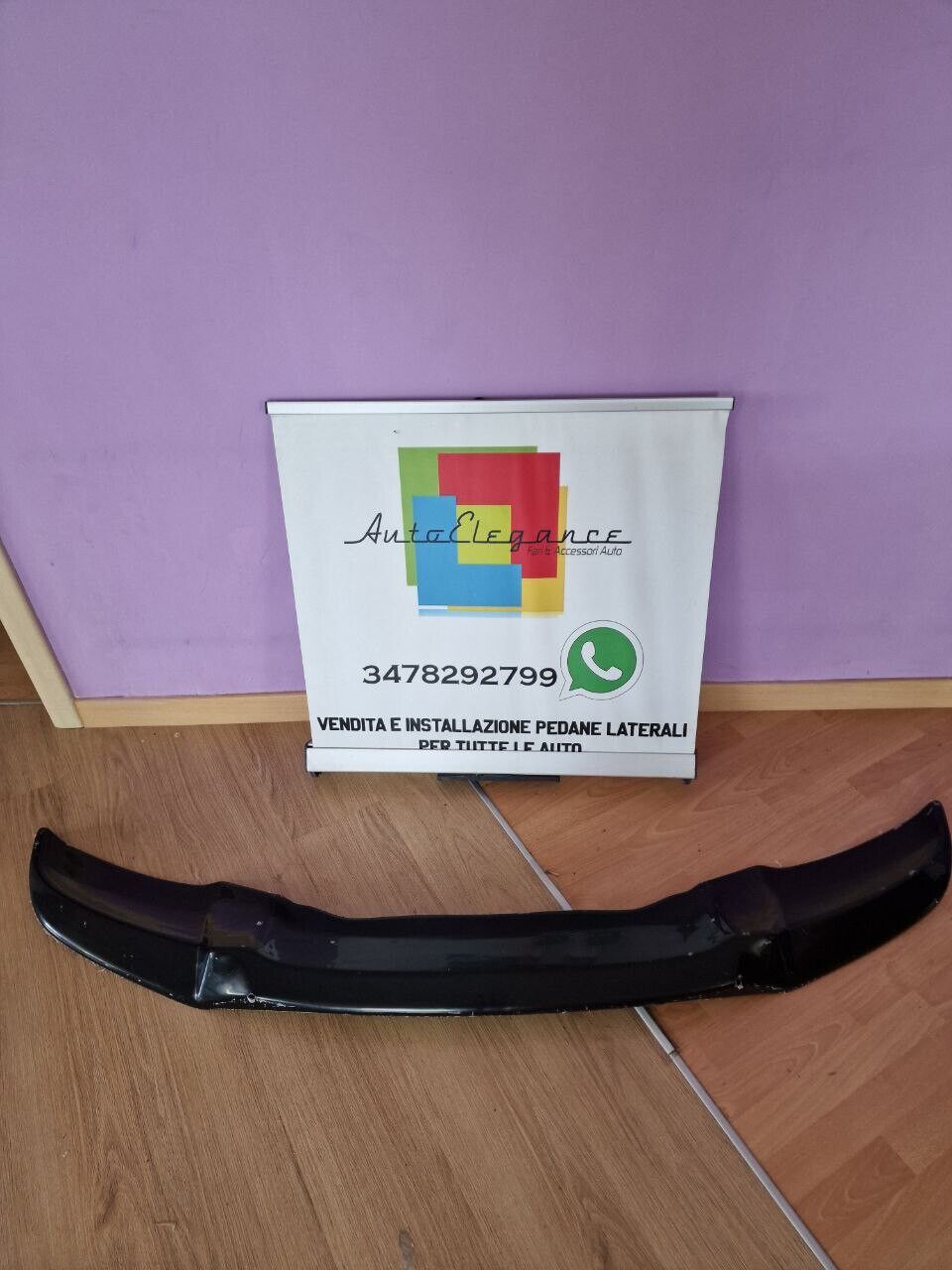 ART. 0706  SPLITTER BMW X5 F15 X6 F16 MSPORT 2014+ NERO LUCIDO