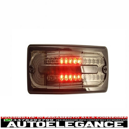 fanali posteriori full led adatti per mercedes classe g w463 (1989-2015) fumé