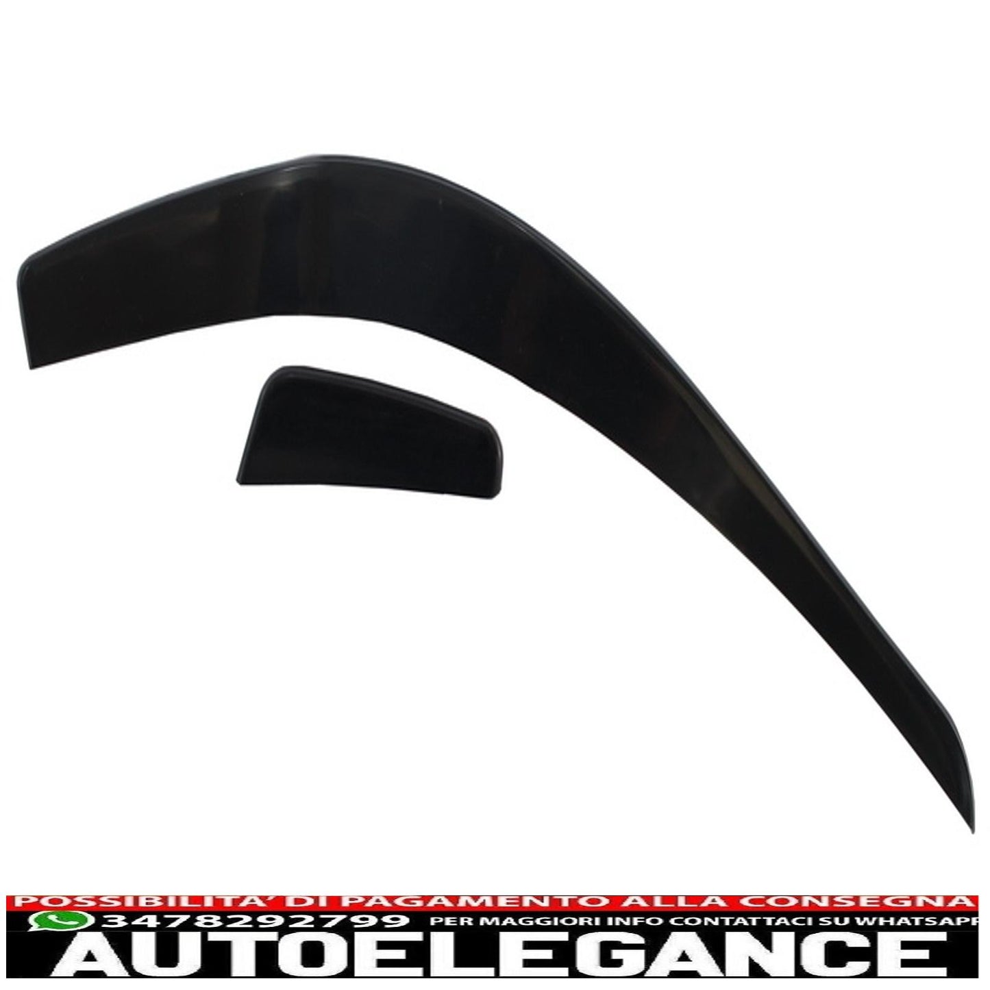 Front Bumper Splitter Fins Aero Fit For Mercedes Cla W117 C117 X117 (2013-2016) Cla45 Design