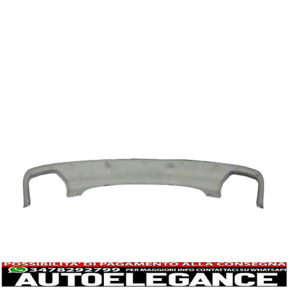 diffusore aria doppia uscita bmw serie 5 f10 (2011-2017) m 550i design con impianto di scarico adatto per paraurti standard