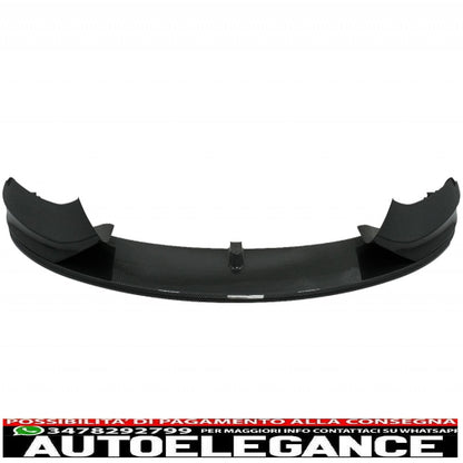 spoiler anteriore con diffusore adatto per bmw serie 4 f32 coupe f33 cabrio f36 grand coupe (2013-03.2019) rivestimento in pellicola di carbonio con design m-performance