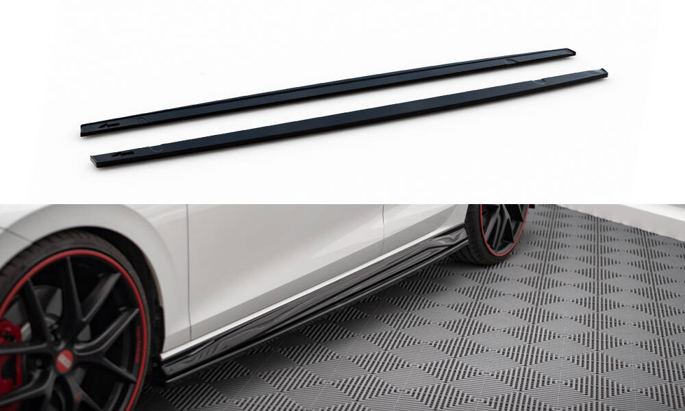 MINIGONNE LATERALI DIFFUSORI V.4 VOLKSWAGEN GOLF GTI / GTE / GTI CLUBSPORT