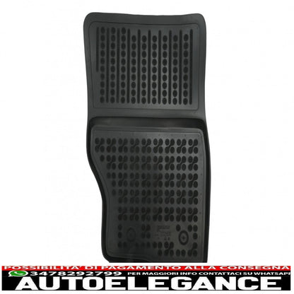 Black rubber mat suitable for Land Rover Discovery V L462 (2017-) Range Rover Sport II L494 (2013-2020)
