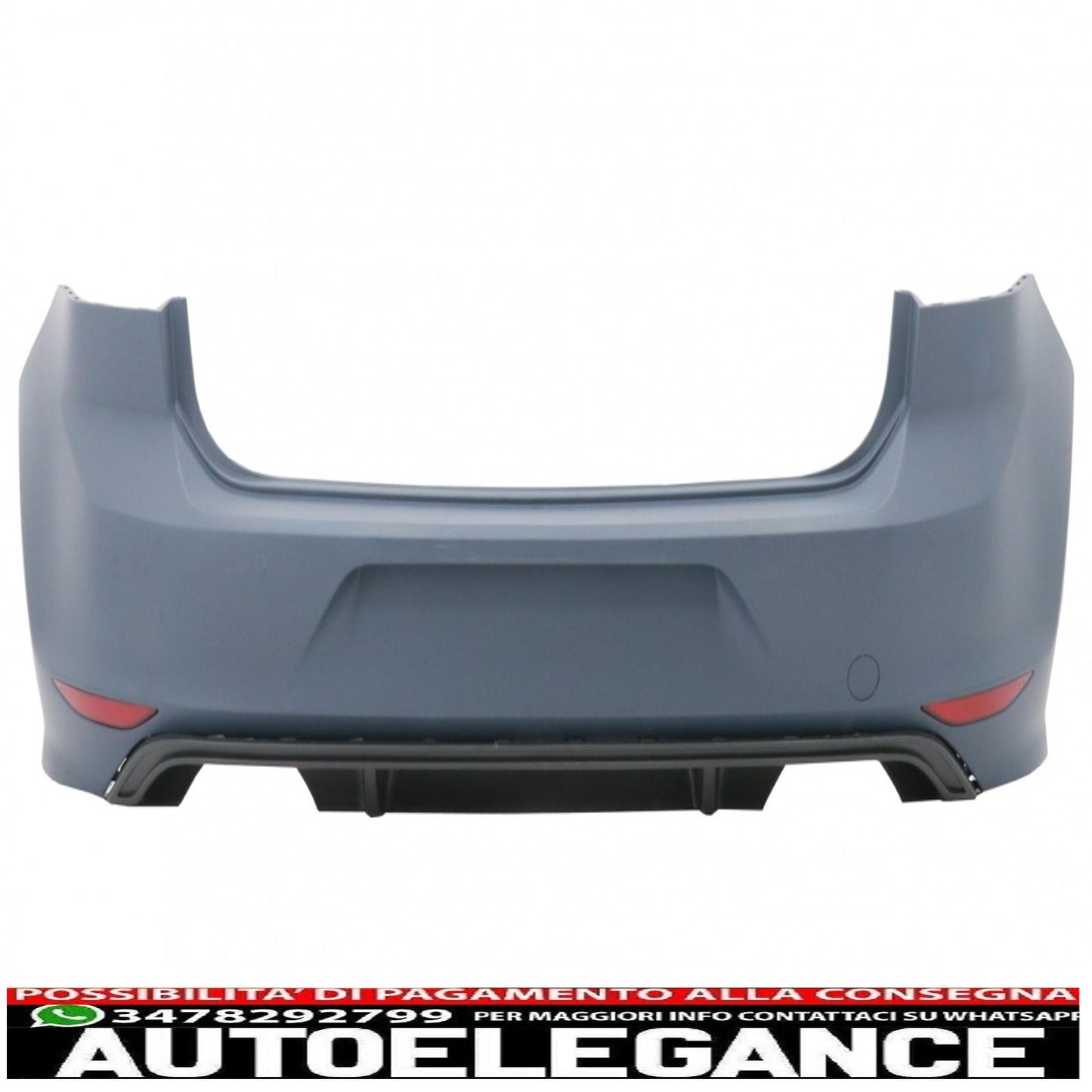 complete body kit suitable for vw golf 7 vii (2013-2017) r r20 look with full exhaust system 