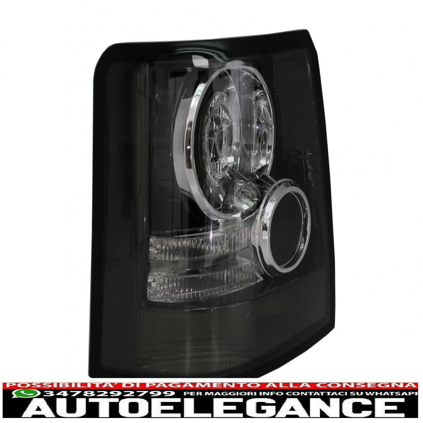 led rear lights suitable for range rover sport l320 (2005-2013) restyling autobiography design black