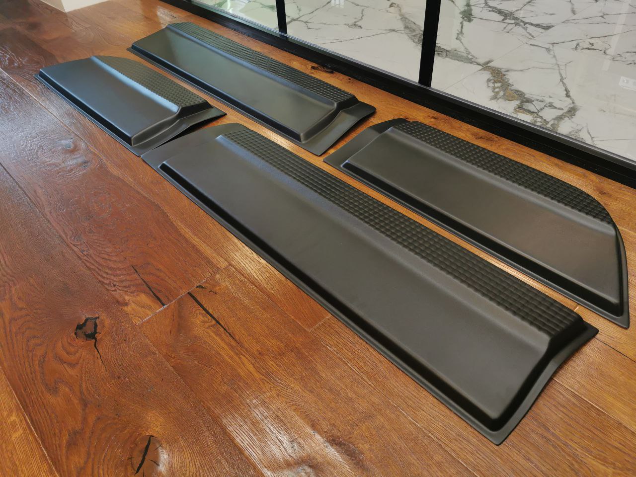 DOOR PROTECTION SUITABLE FOR FIAT FULLBACK 2015-2019 SPORTY MATT BLACK LOOK