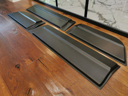 DOOR PROTECTION SUITABLE FOR FIAT FULLBACK 2015-2019 SPORTY MATT BLACK LOOK