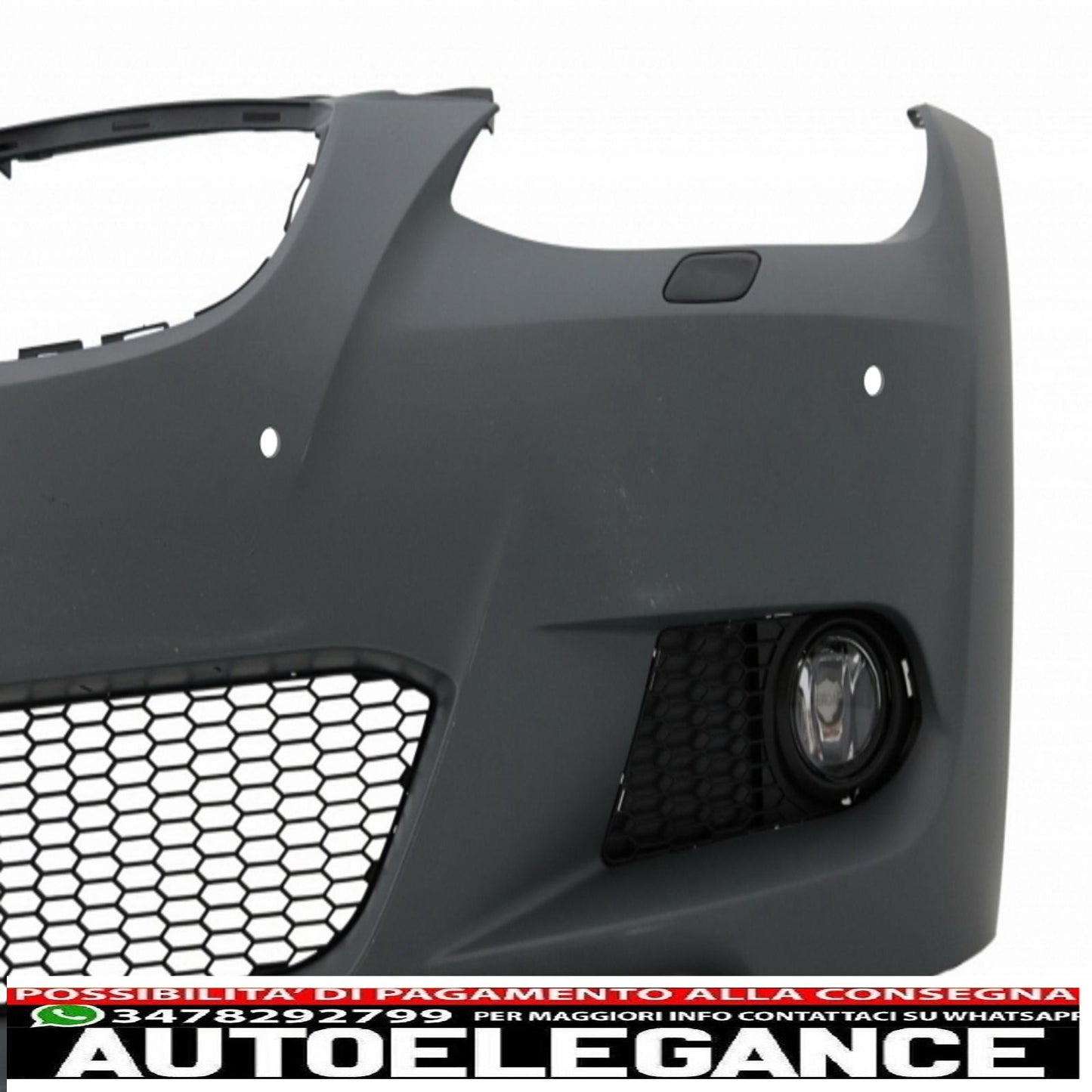 front bumper suitable for bmw 3 series e92 e93 (2006-2009) with bumper splitter spoiler non-lci coupe cabrio m-technik look