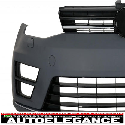 front bumper with bi-xenon led headlights sequential dynamic direction indicators suitable for vw golf vii 7 (2013-2017) facelift g7.5 r-line look