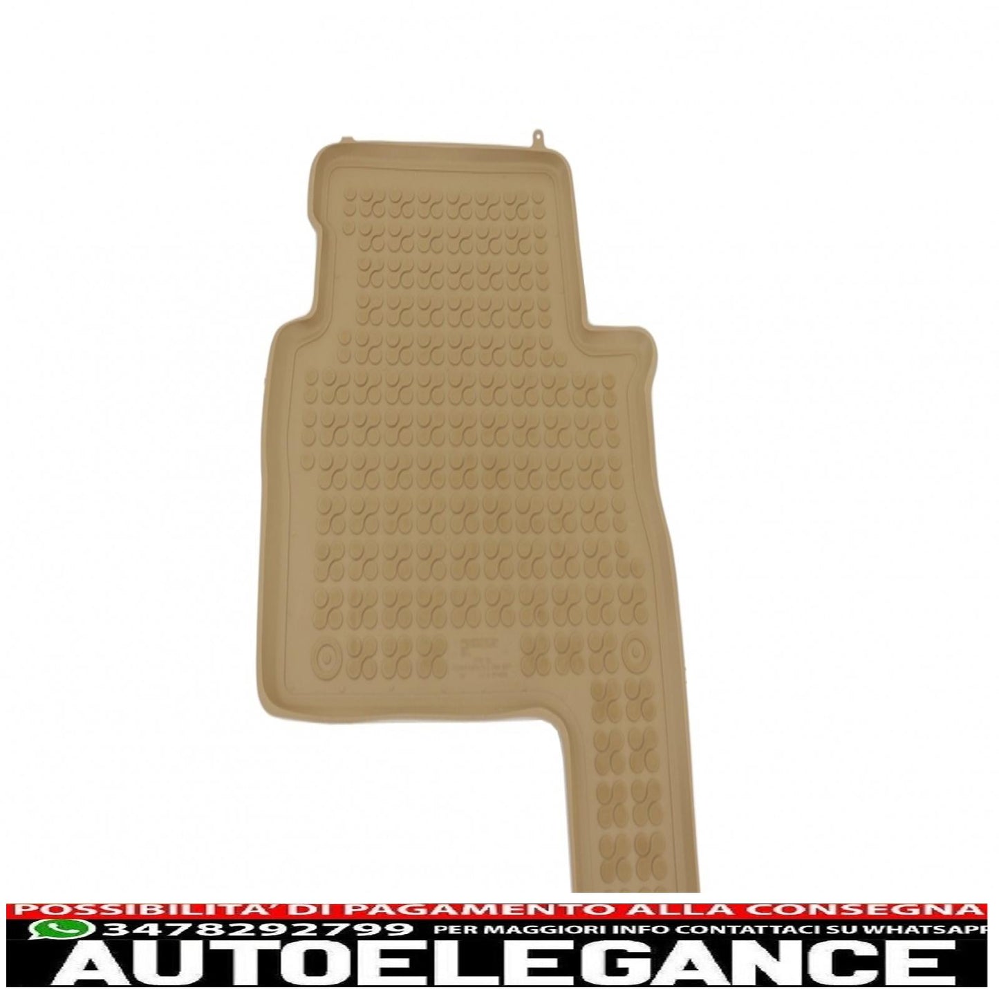 Beige rubber mat suitable for Hyundai Santa Fe 2007-2012