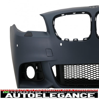 paraurti anteriore adatto per bmw serie 5 f10 f11 lci berlina touring (2015-2017) design m-tech