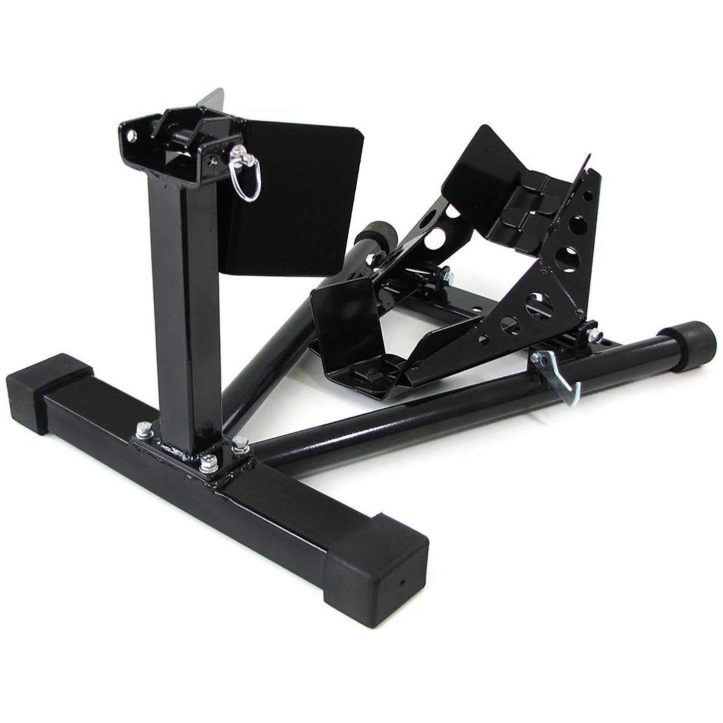 Cavalletto di montaggio cavalletto moto con bilanciere regolabile fino a 680kg nero AUTOELEGANCERICAMBI