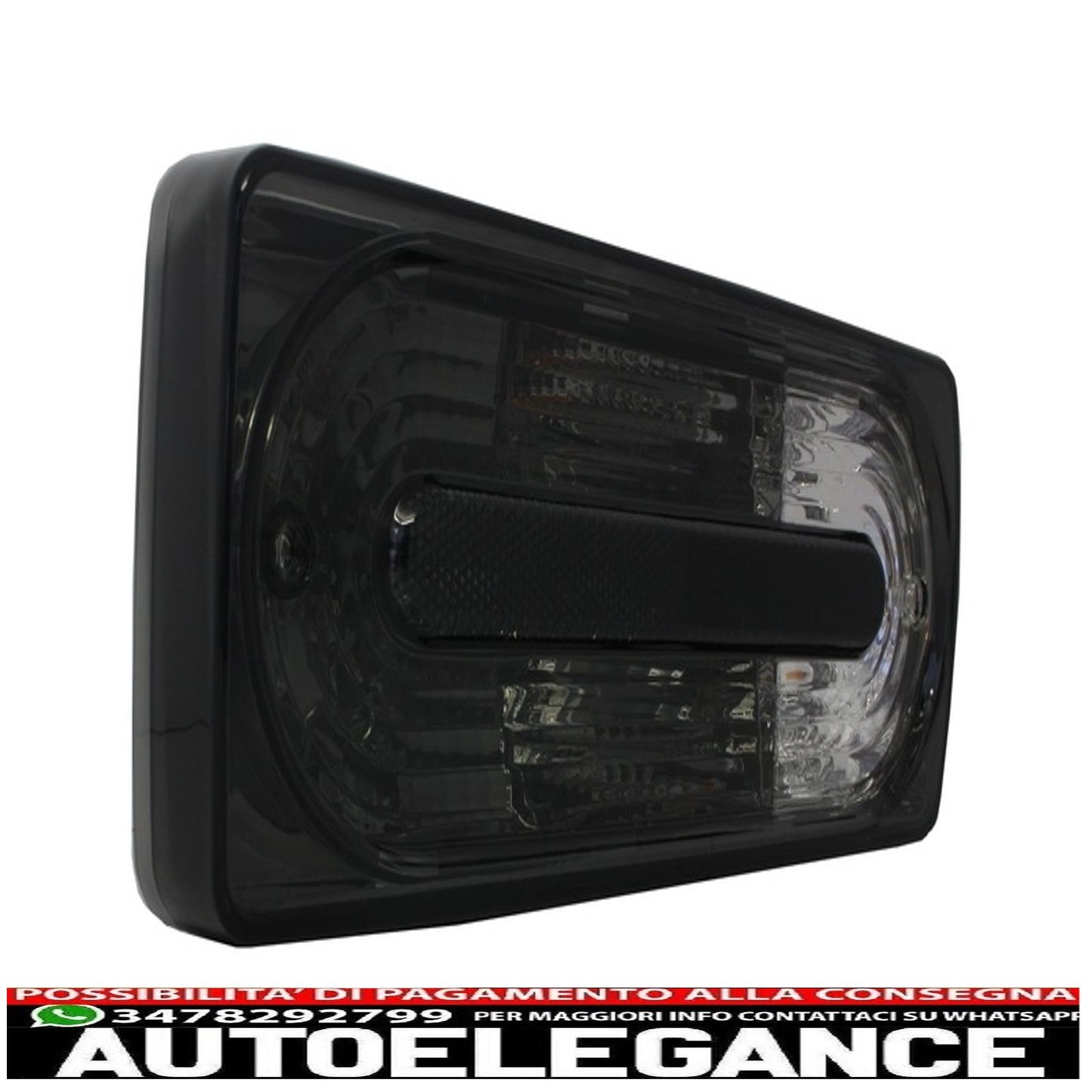 Rear lights suitable for mercedes g class w463 g55 design (1989-2015) black smoke edition