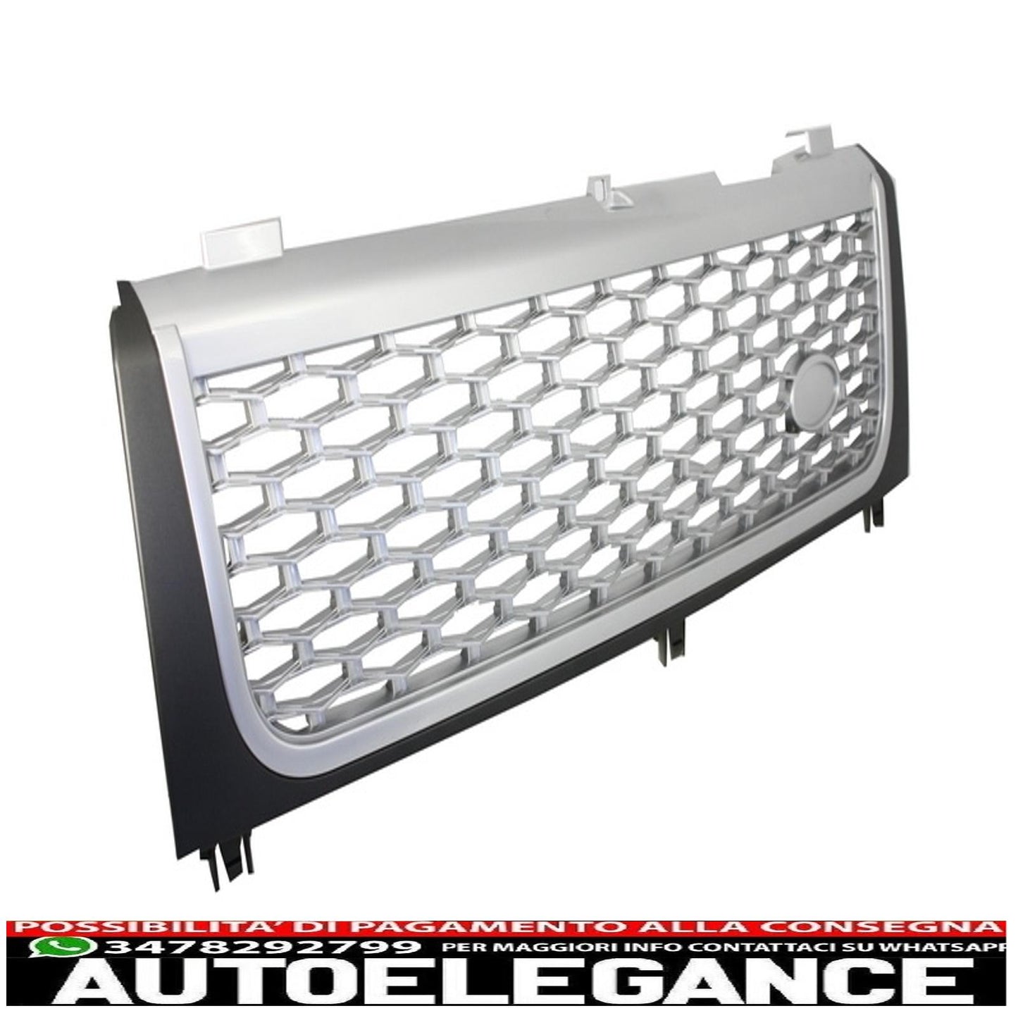 Central grille and side vents suitable for Land Rover Vogue III L322 (2002-2005) Silver Autobiography Supercharged Edition
