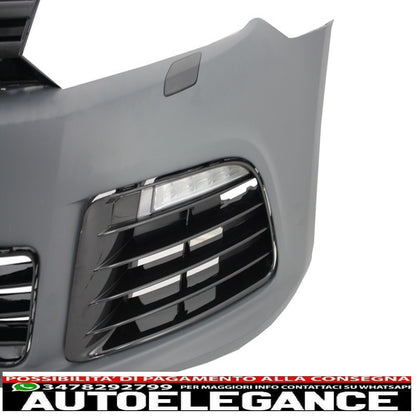 complete body kit suitable for vw golf vi 6 mk6 (2008-2013) r20 design with rhd led headlights and dynamic cornering light rear lights 