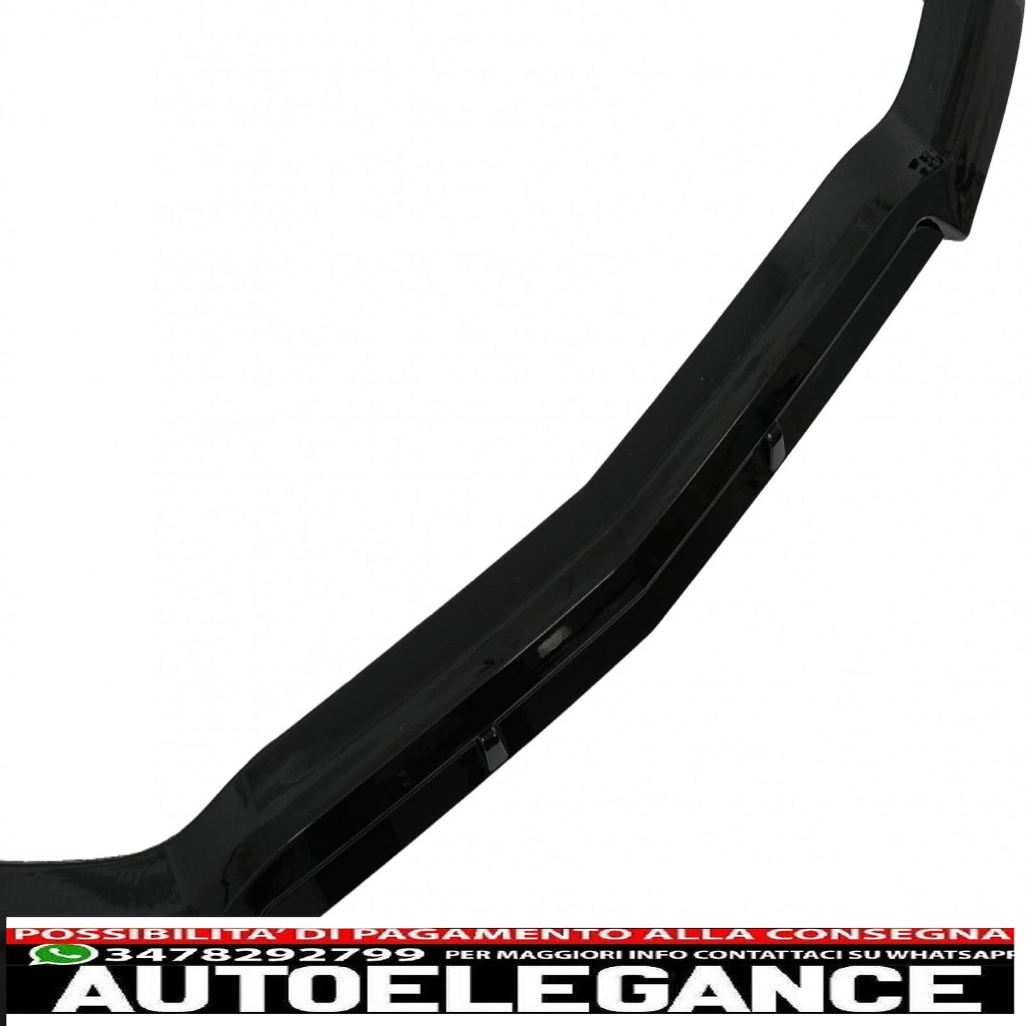 Front bumper lip suitable for mercedes c class w205 sedan s205 t-modell a205 cabriolet c205 coupe (2014-2019) sport line piano black