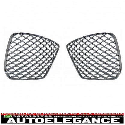 Griglie laterali cromate paraurti anteriore adatte per mercedes classe s w222 (2013-2017) design s65