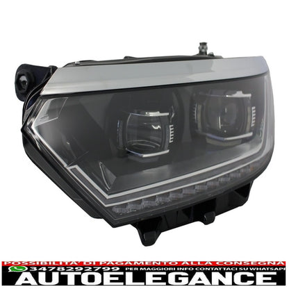 full led headlights with led rear lights suitable for vw passat b8 3g (2014-2019) matrix r line with sequential dynamic cornering lights
