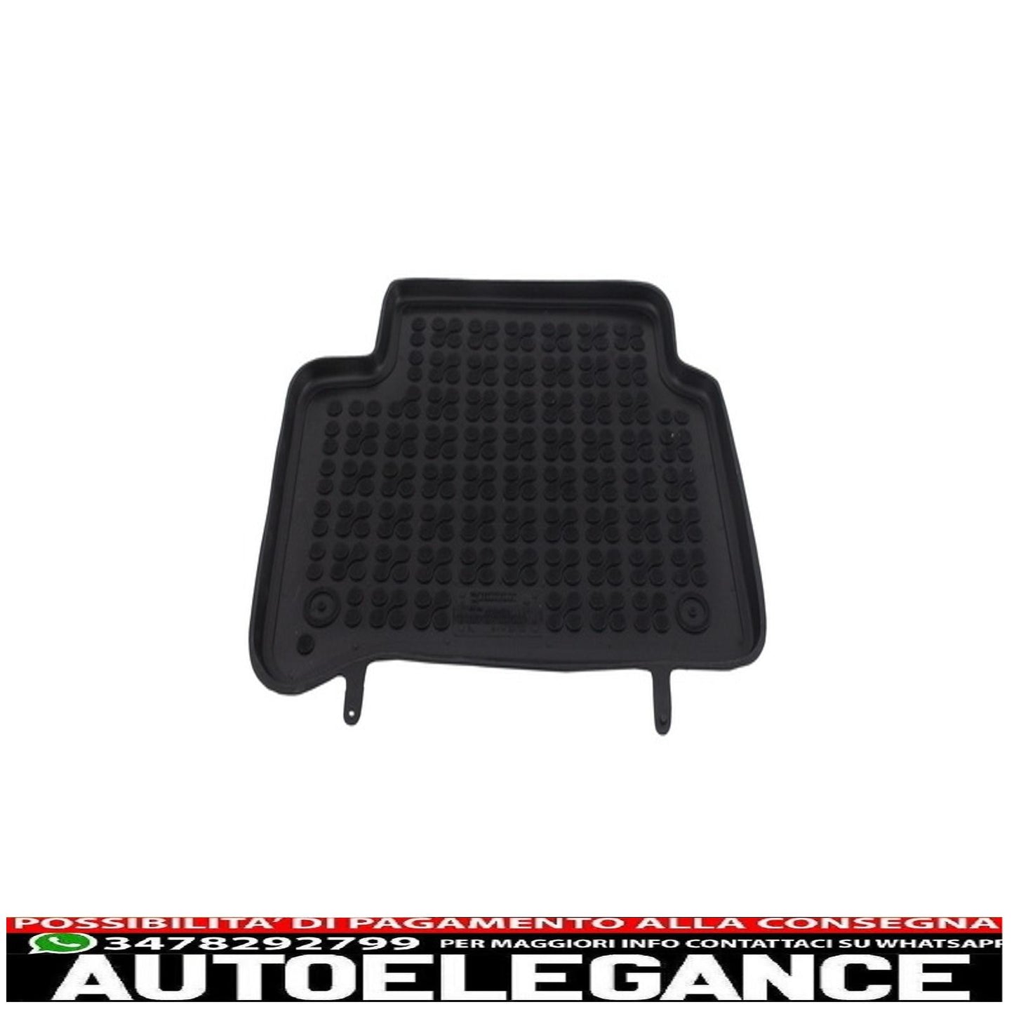 Rubber mat suitable for mercedes e-class w211 (2002-2009) black