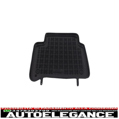Rubber mat suitable for mercedes e-class w211 (2002-2009) black