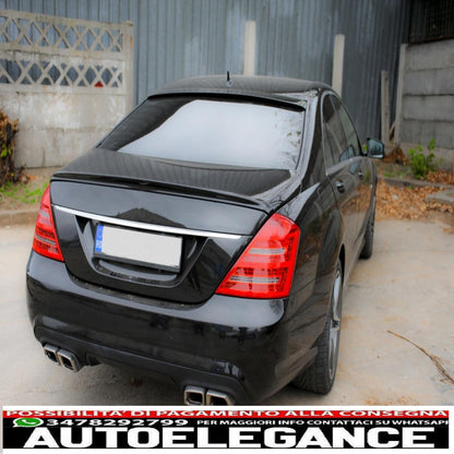 trunk spoiler suitable for mercedes s class w221 (2005-2011) 