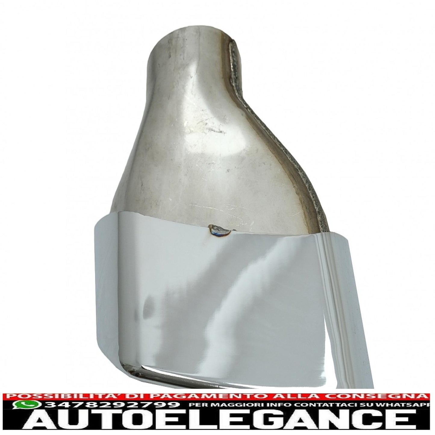 Terminali di scarico adatti per bmw serie 5 g30 g31 (2017-up) f10 f11 (2010-2014) f10 f11 lci (2015-2017) serie 6 g32 (2017-up) m-tech sport design cromato